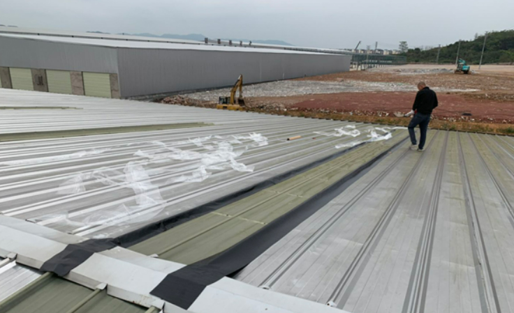 沔城回族镇厂房屋面防水维修案例